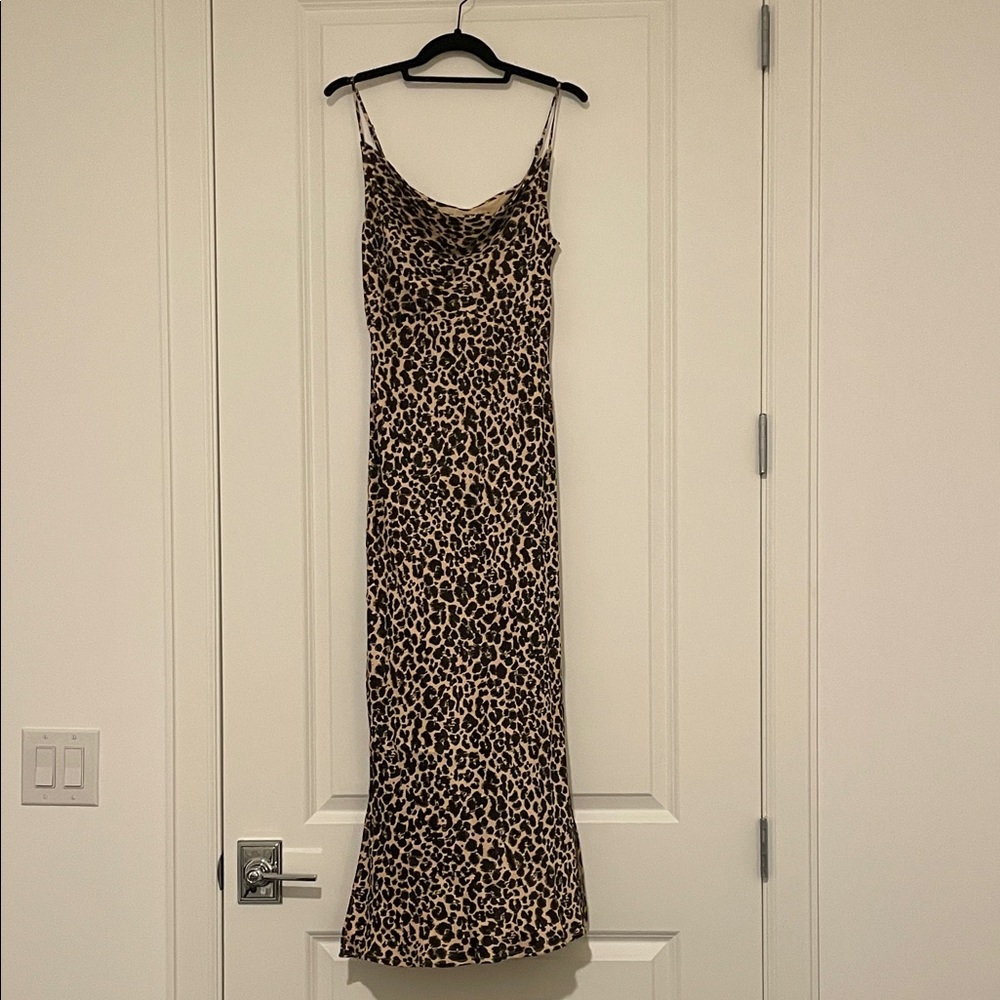 Leopard Print Maxi Dress